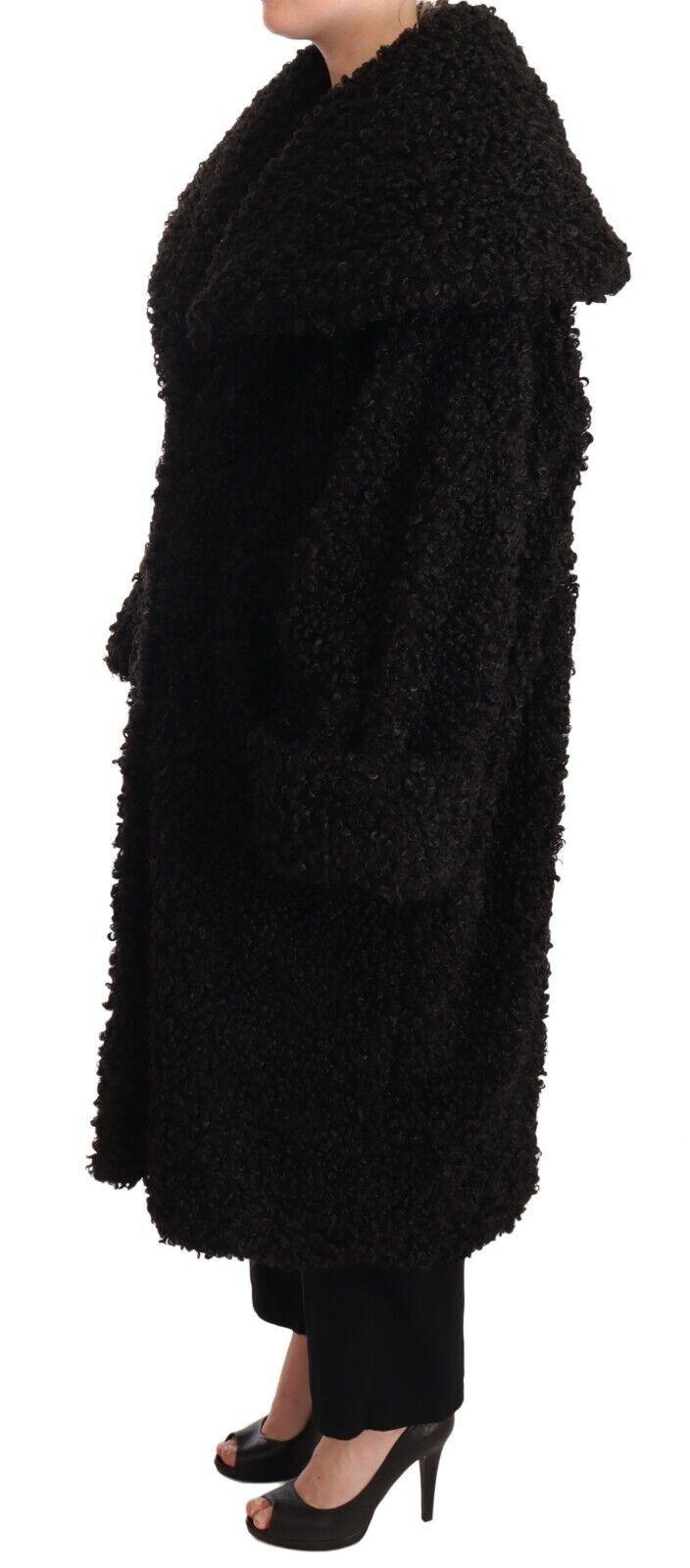 Dolce & Gabbana Black Fur Cape Trench Coat - Arichezz.store