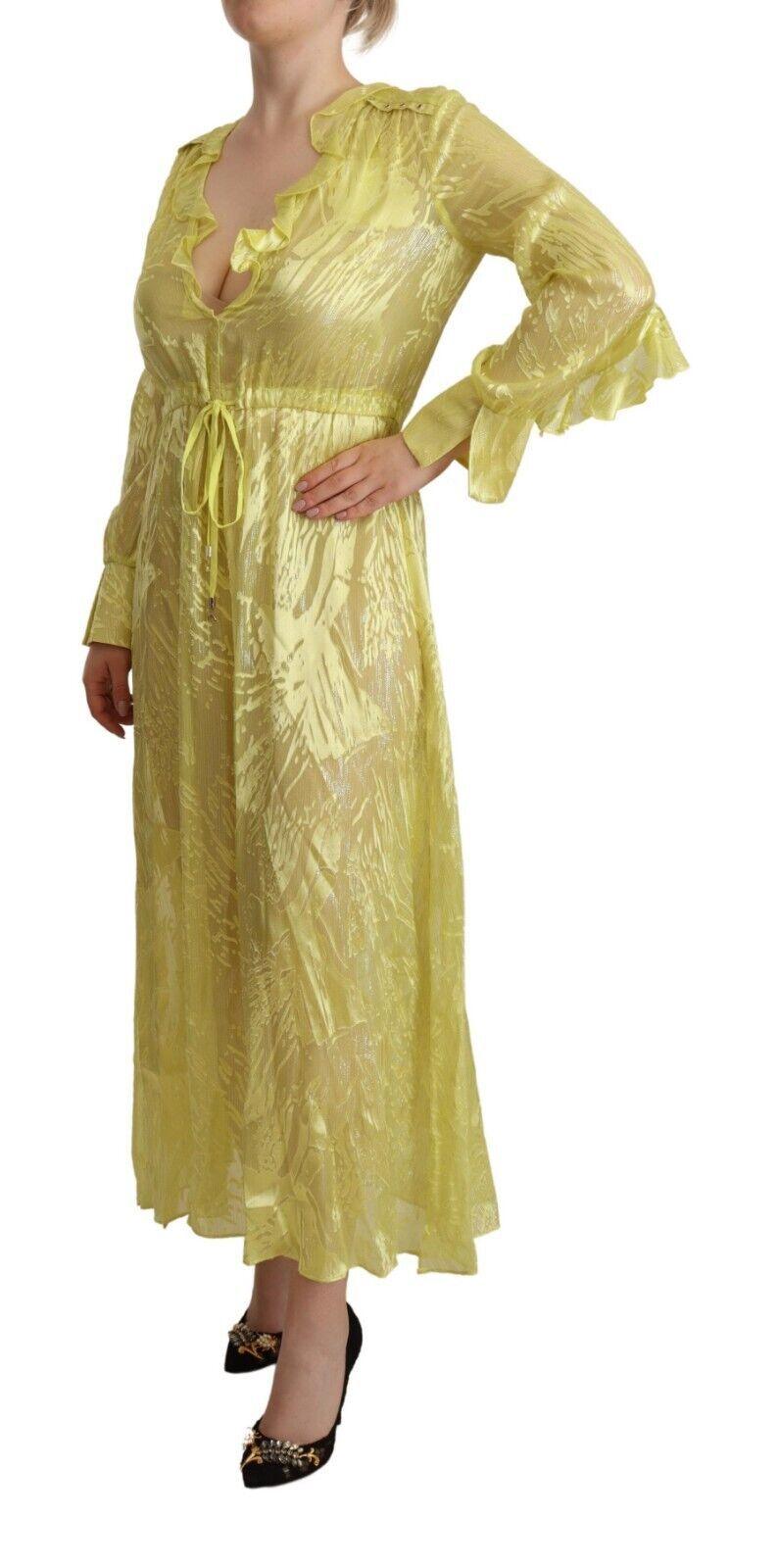 Patrizia Pepe Sunshine Silk Blend Maxi Dress