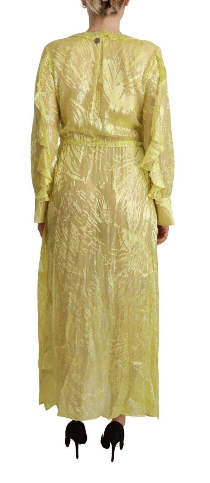 Patrizia Pepe Sunshine Silk Blend Maxi Dress