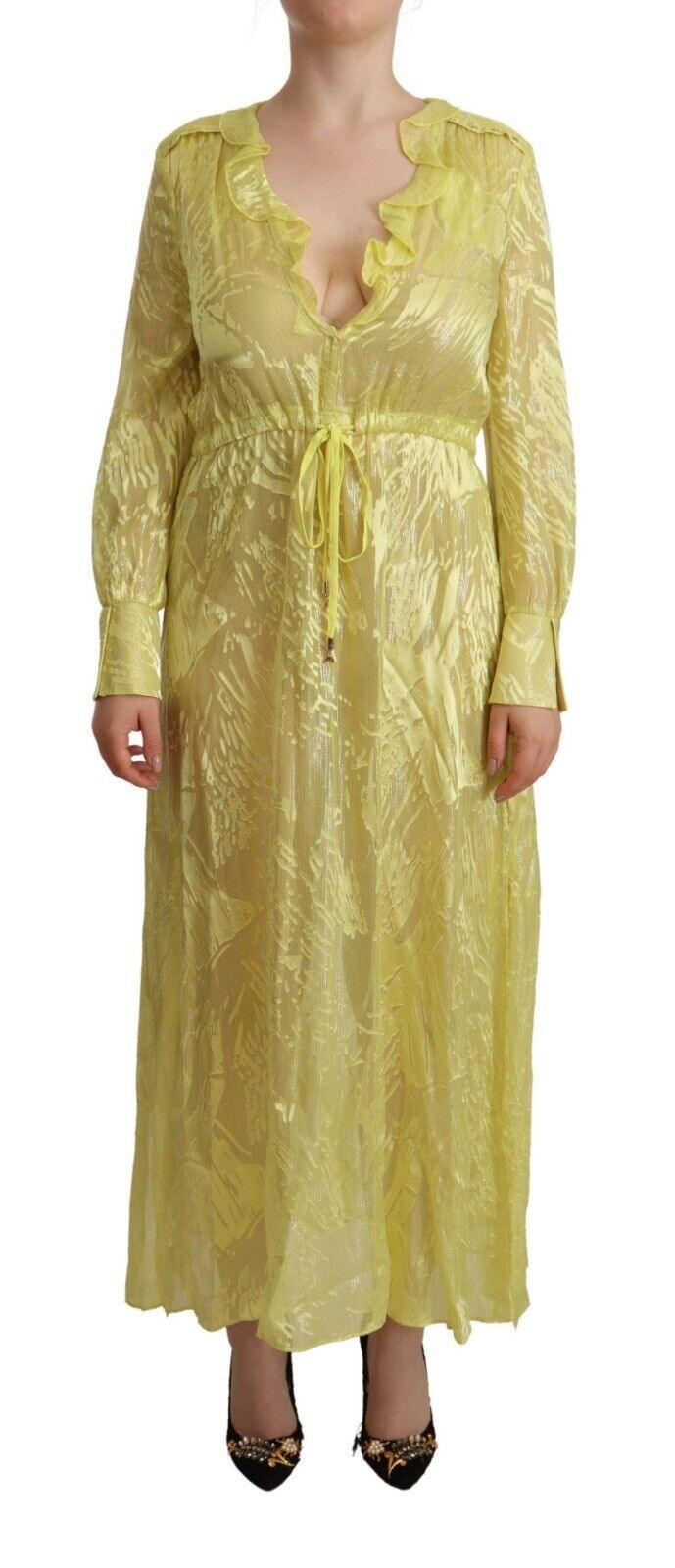 Patrizia Pepe Sunshine Silk Blend Maxi Dress