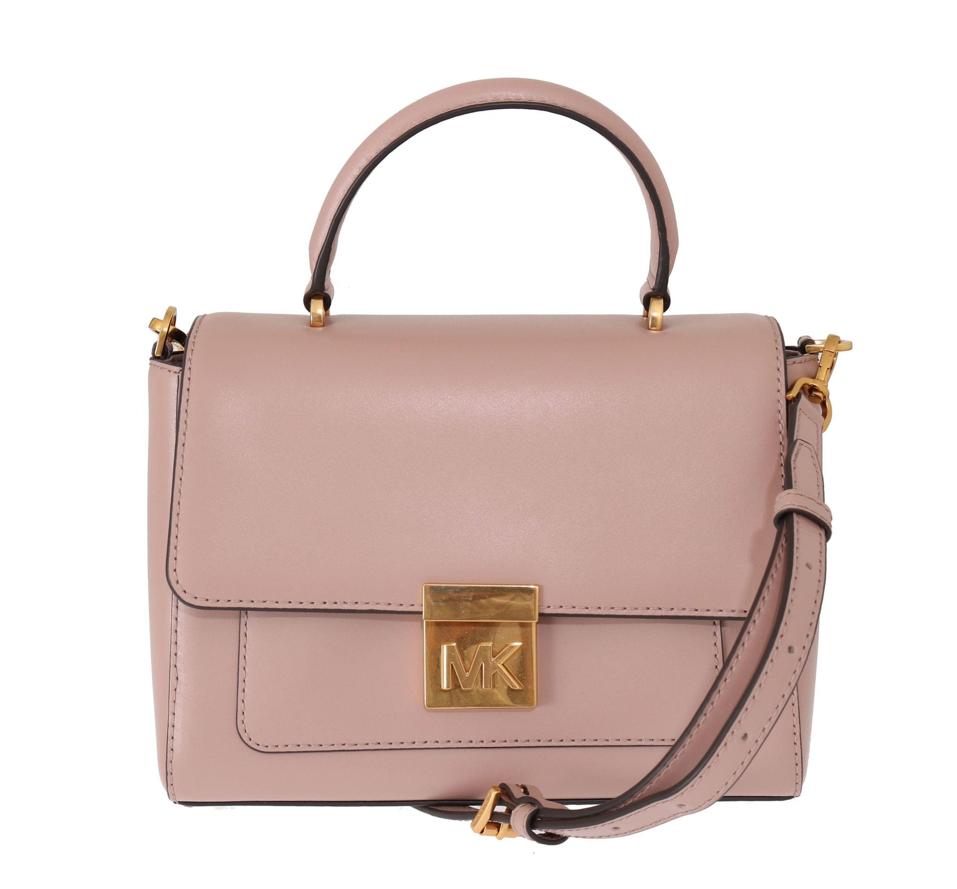 Michael Kors Elegant Pink Leather Mindy Shoulder Bag - Arichezz.store