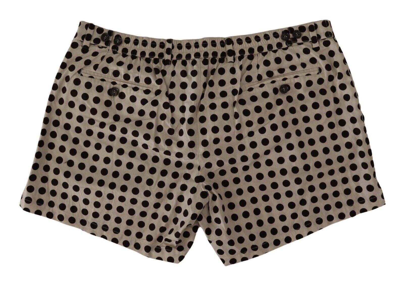 Dolce & Gabbana Elegant Polka Dot Cotton Shorts - Arichezz.store