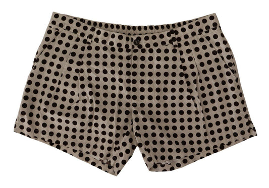 Dolce & Gabbana Elegant Polka Dot Cotton Shorts - Arichezz.store