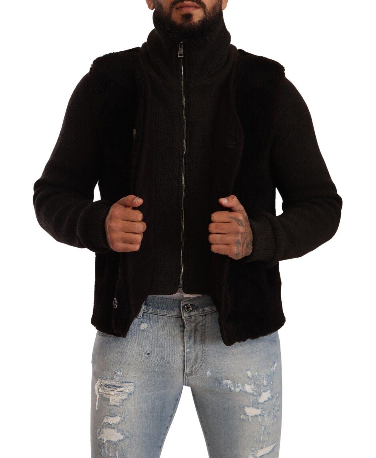 Dolce & Gabbana Elegant Leather Bomber Jacket - Arichezz.store