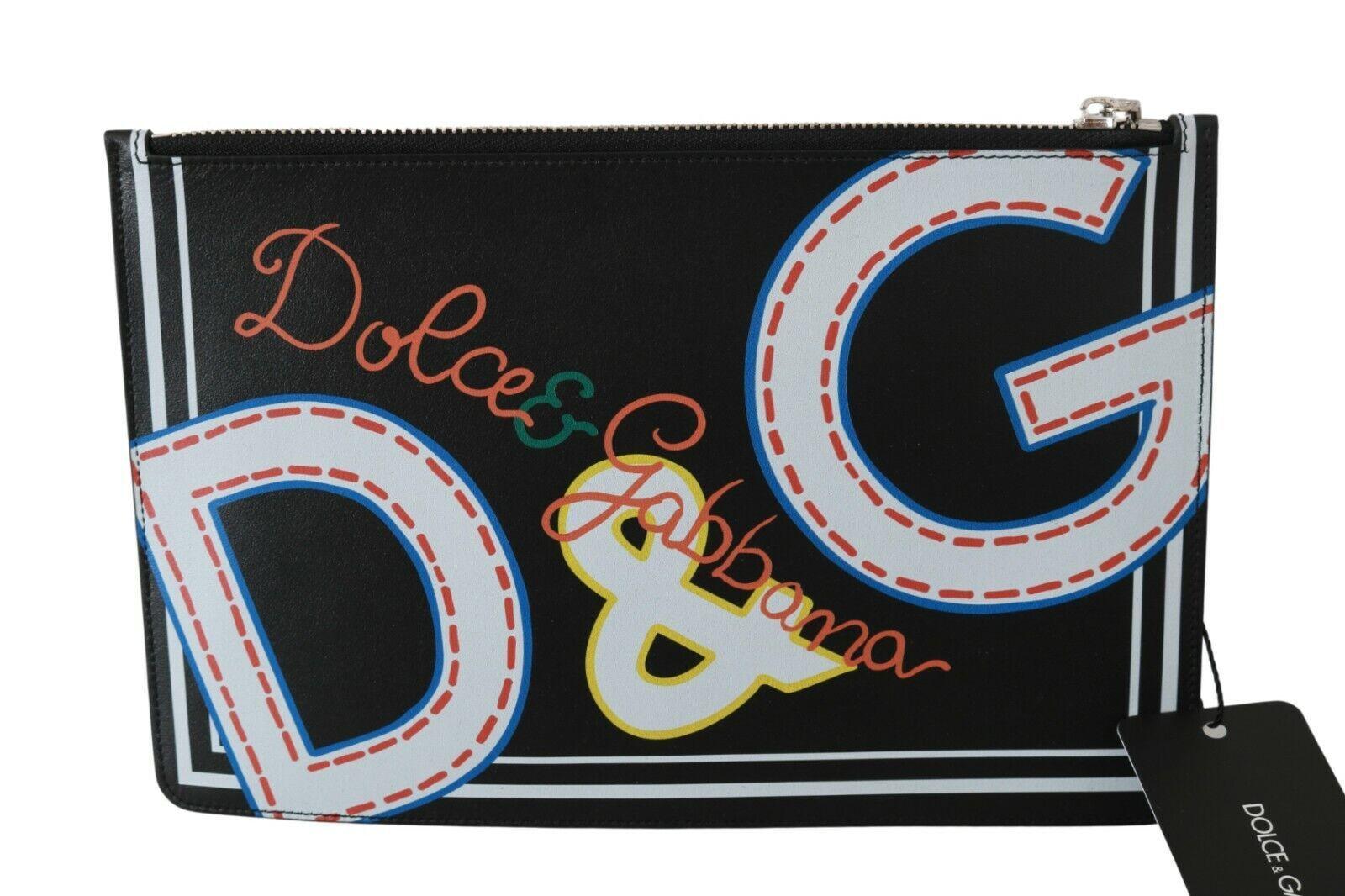 Dolce & Gabbana Elegant Black Leather Coin Wallet - Arichezz.store