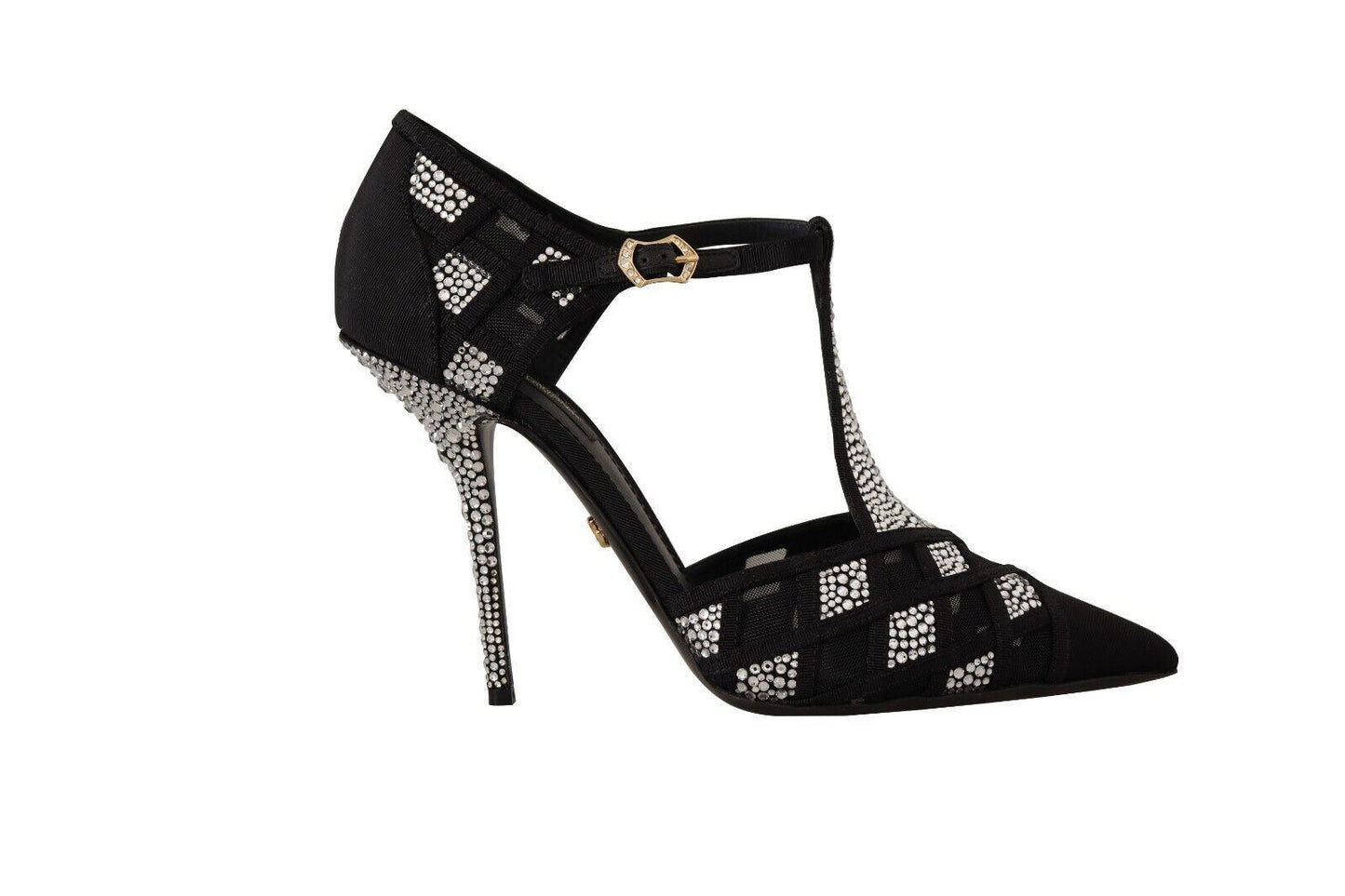 Dolce & Gabbana Elegant Crystal-Embellished Suede Pumps - Arichezz.store