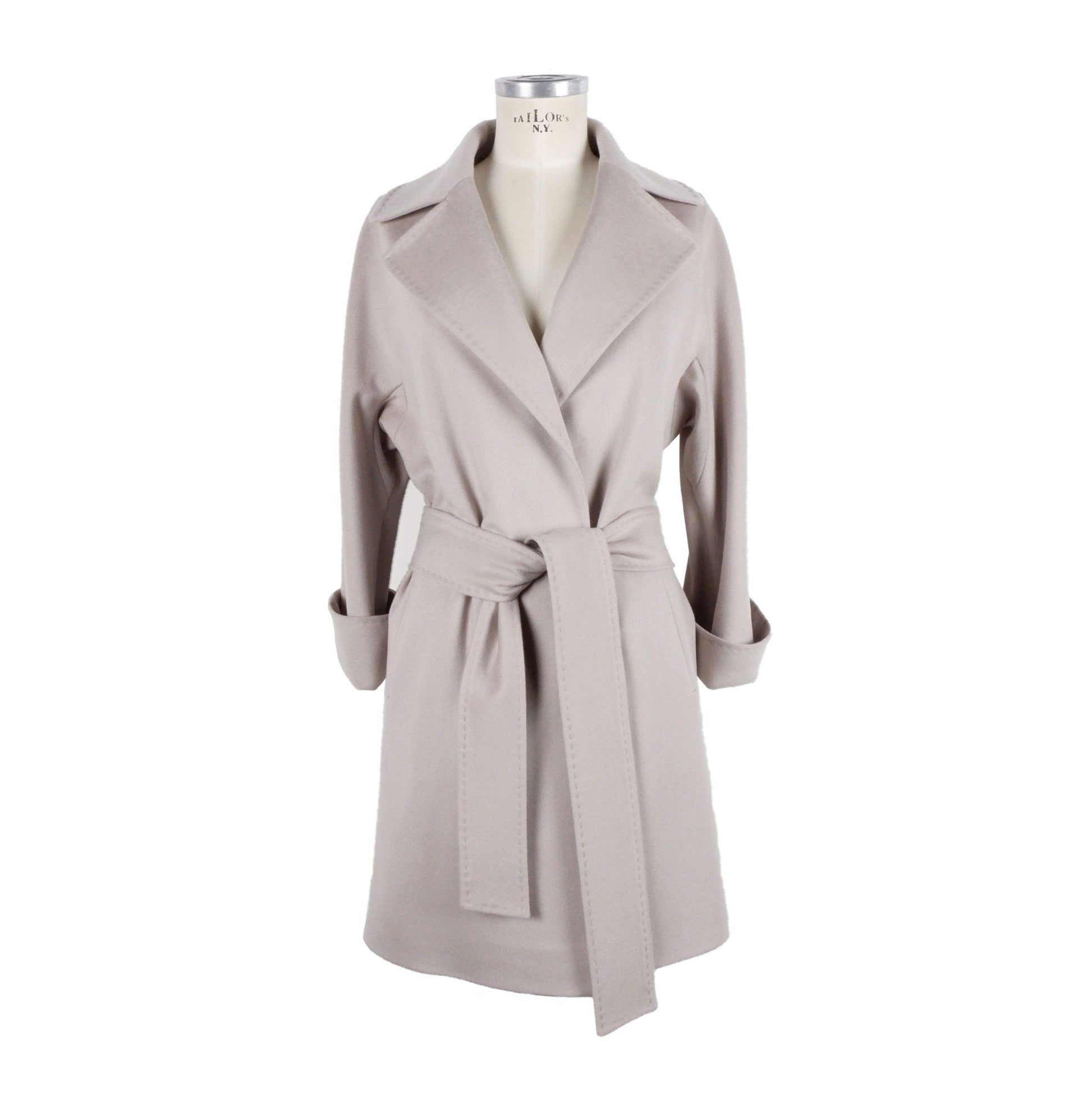 Elegant Beige Wool Jacket - Made in Italy - Arichezz.store