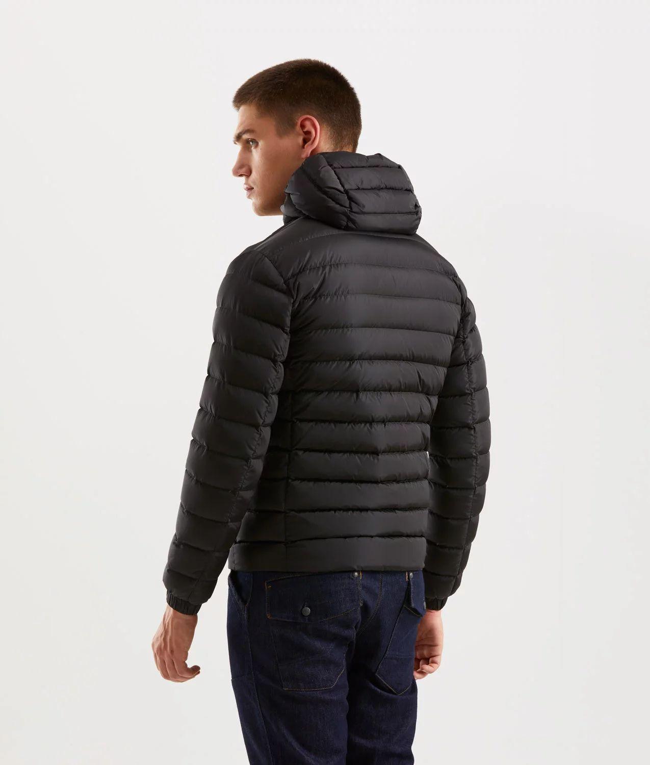 Refrigiwear Sleek Hooded Down Jacket with Pockets - Arichezz.store