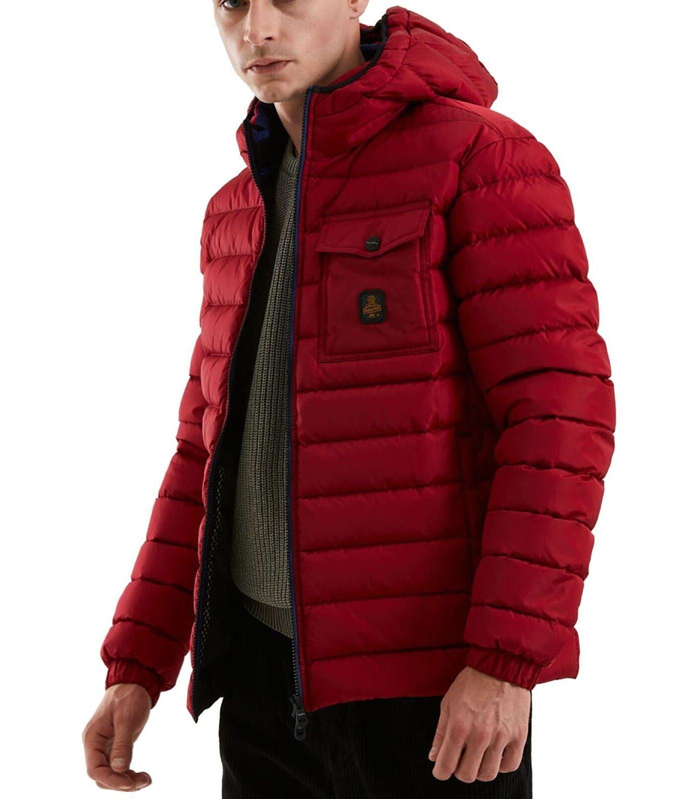 Refrigiwear Red Nylon Men Jacket - Arichezz.store