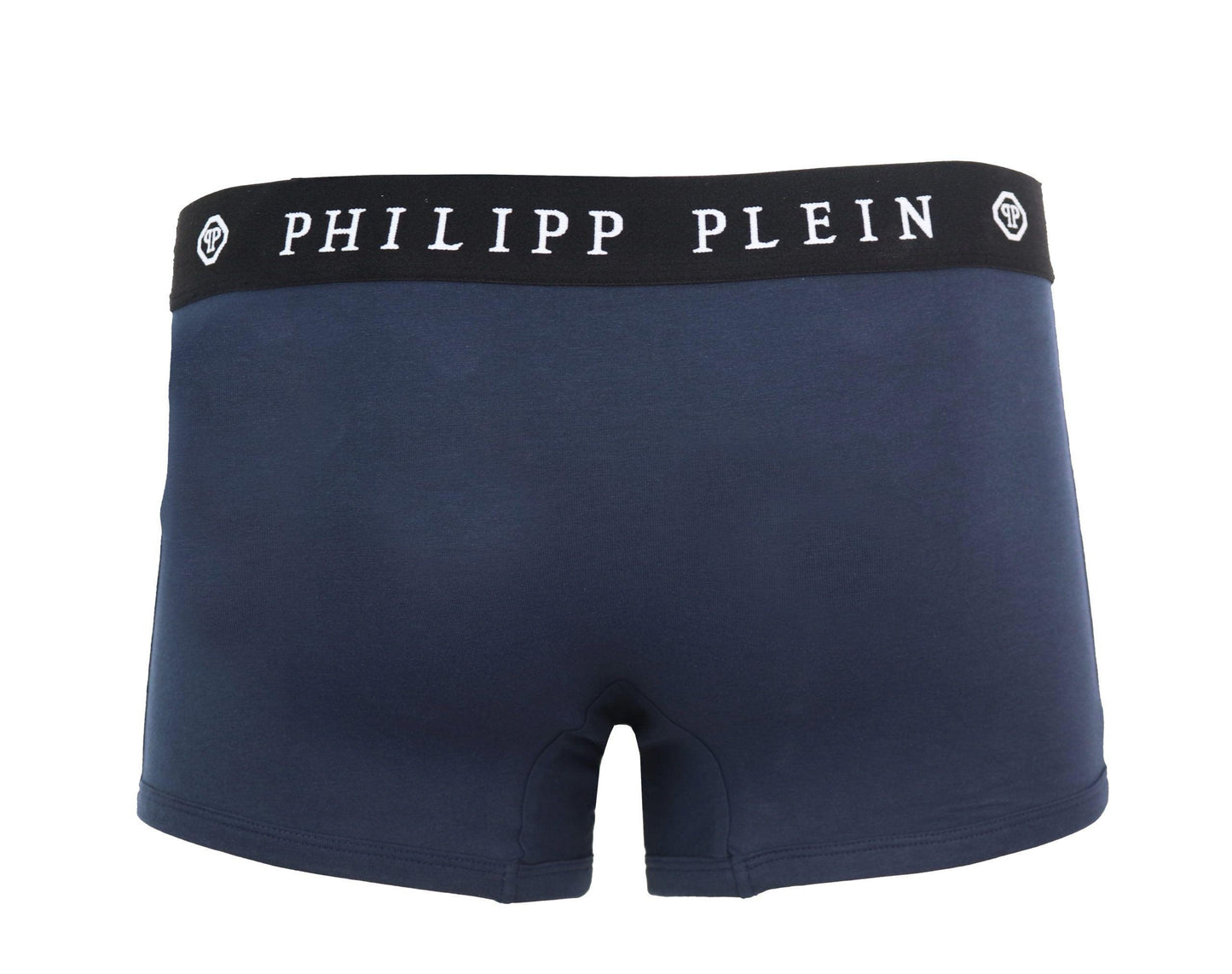 Philipp Plein Blue Cotton Men Boxer - Arichezz.store