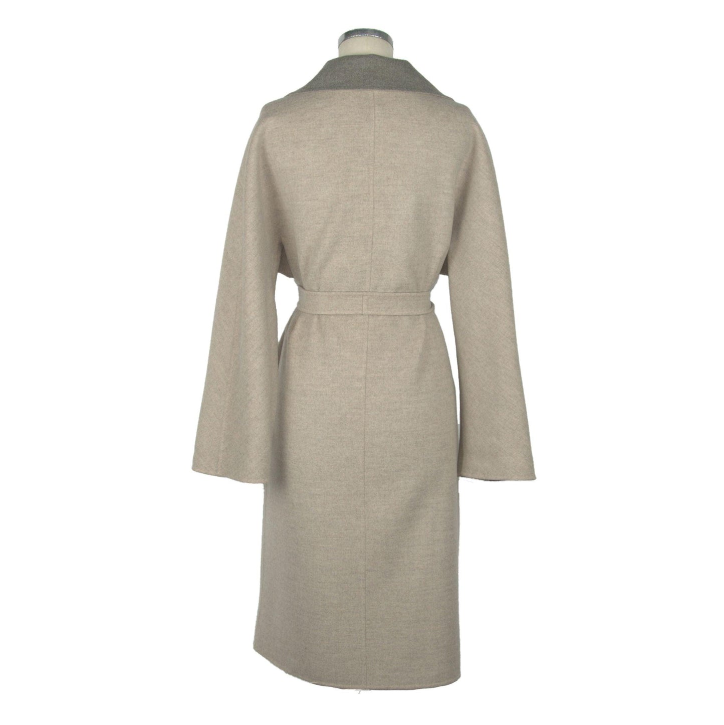 Elegant Italian Virgin Wool Coat - Arichezz.store