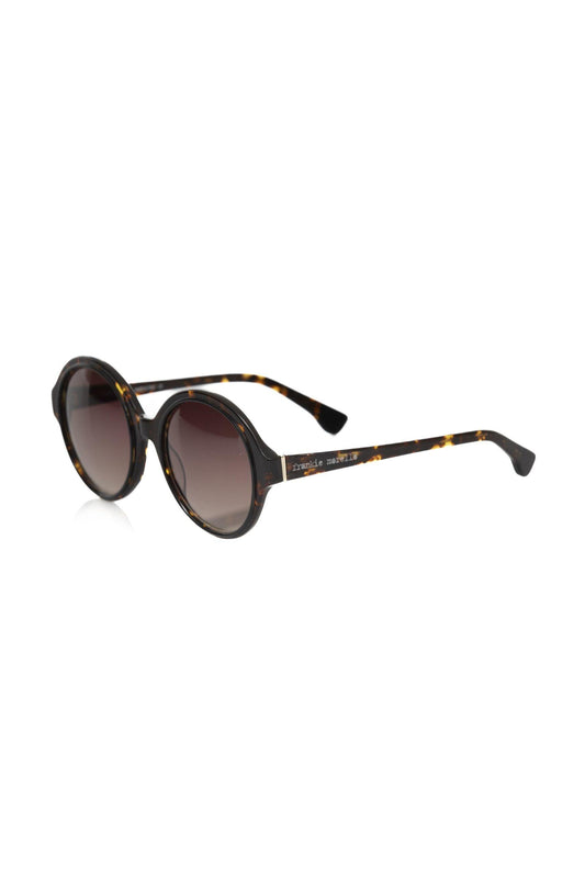 Frankie Morello Black Acetate Women's Sunglass