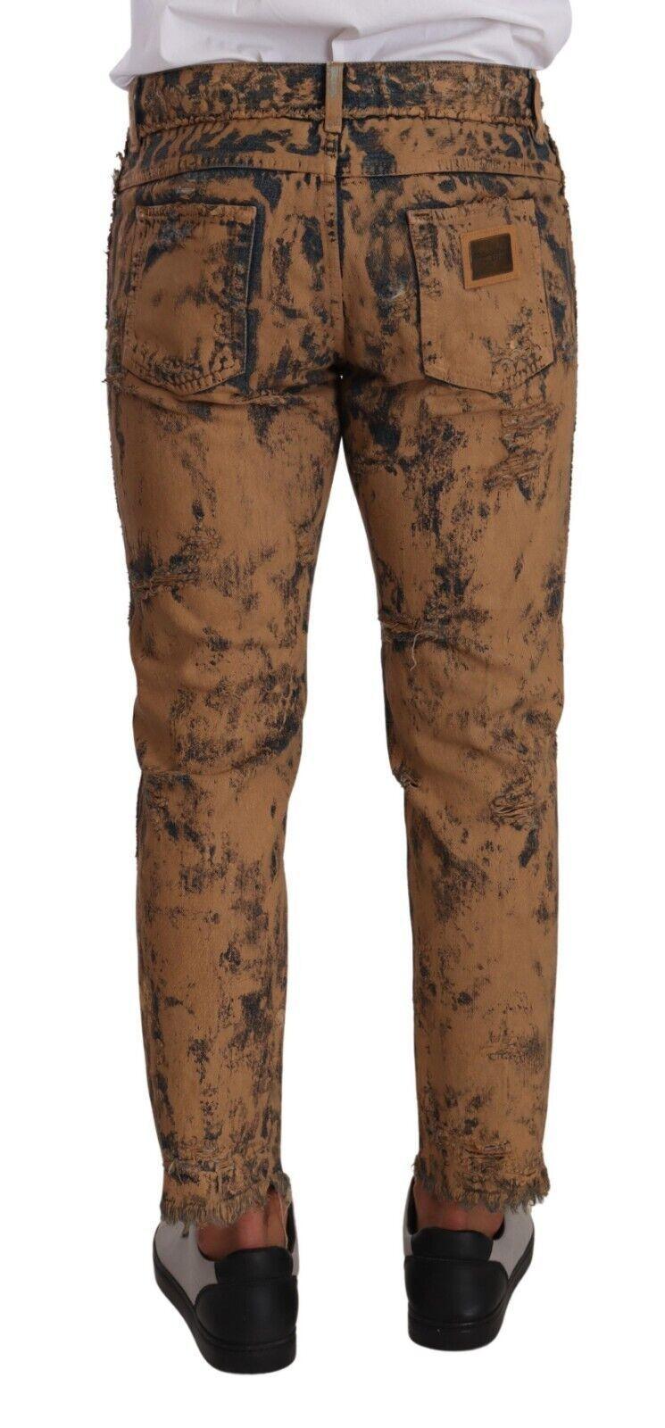 Dolce & Gabbana Authentic Distressed Denim Classic Trousers - Arichezz.store