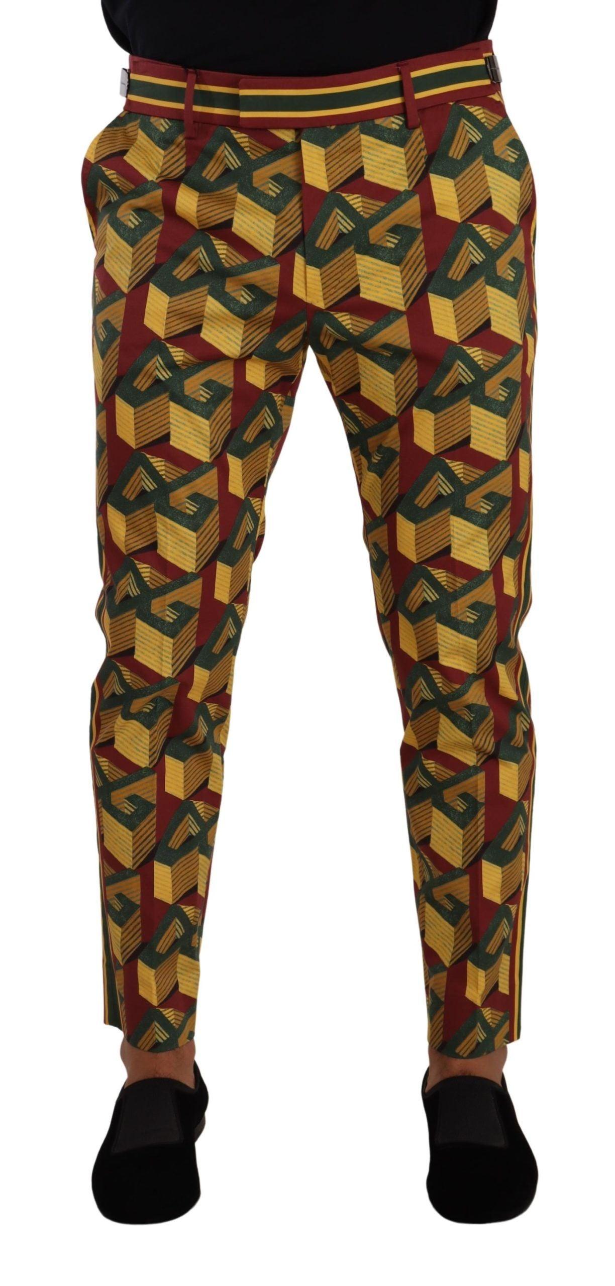 Dolce & Gabbana Elegant Multicolor Tapered Pants for Men - Arichezz.store