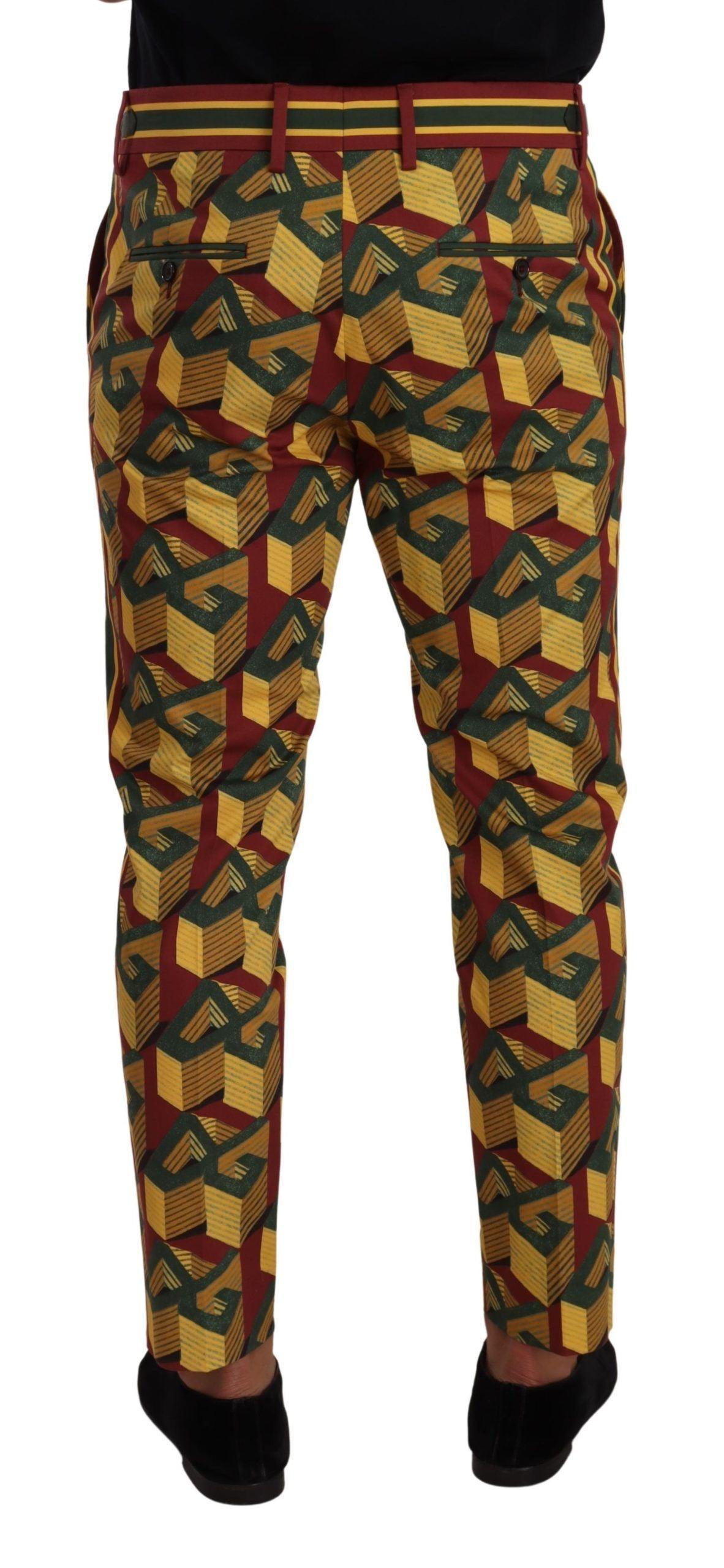 Dolce & Gabbana Elegant Multicolor Tapered Pants for Men - Arichezz.store