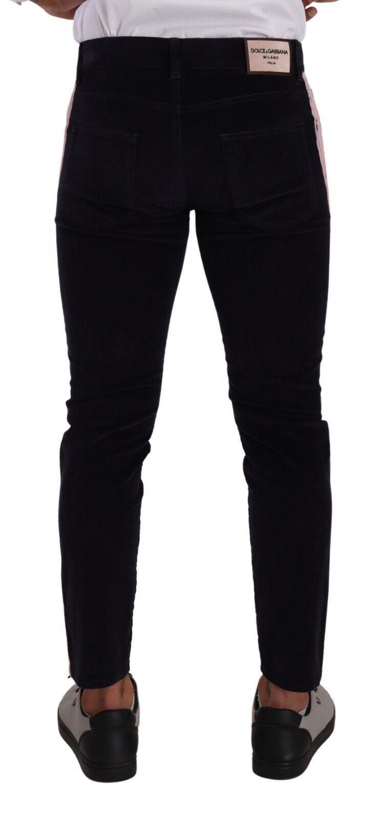 Dolce & Gabbana Elegant Slim Fit Corduroy Skinny Jeans - Arichezz.store