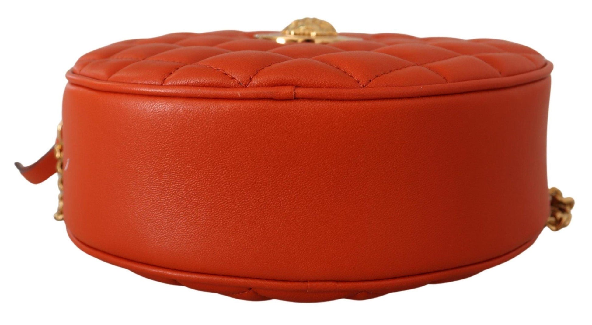 Versace Elegant Round Nappa Leather Crossbody Bag - Arichezz.store