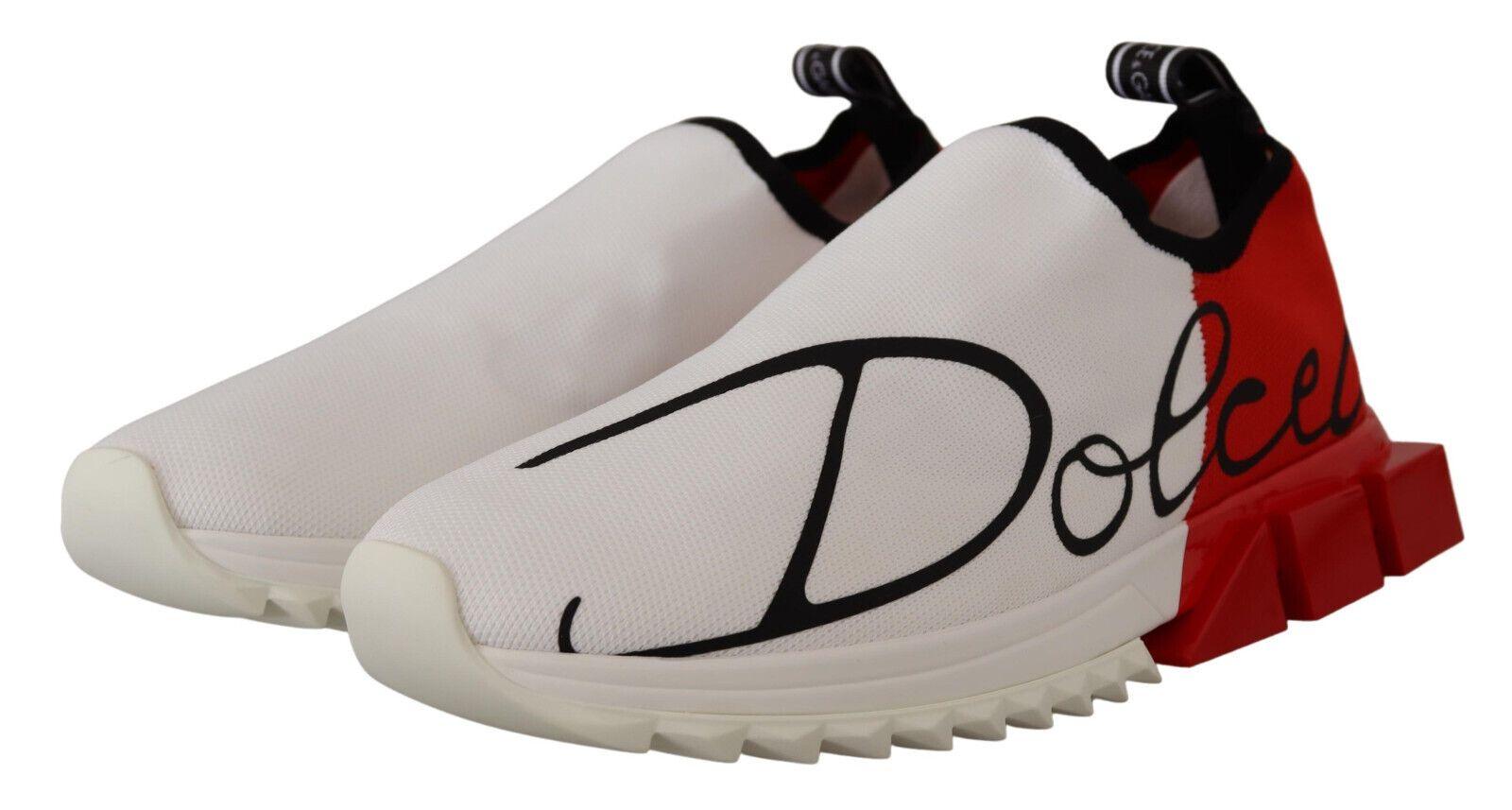 Dolce & Gabbana Elegant Sorrento Sneakers in White - Arichezz.store