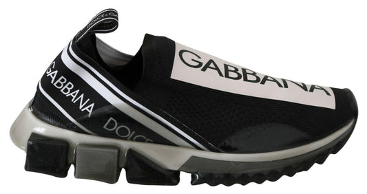 Dolce & Gabbana Dapper Black Casual Sport Sneakers - Arichezz.store