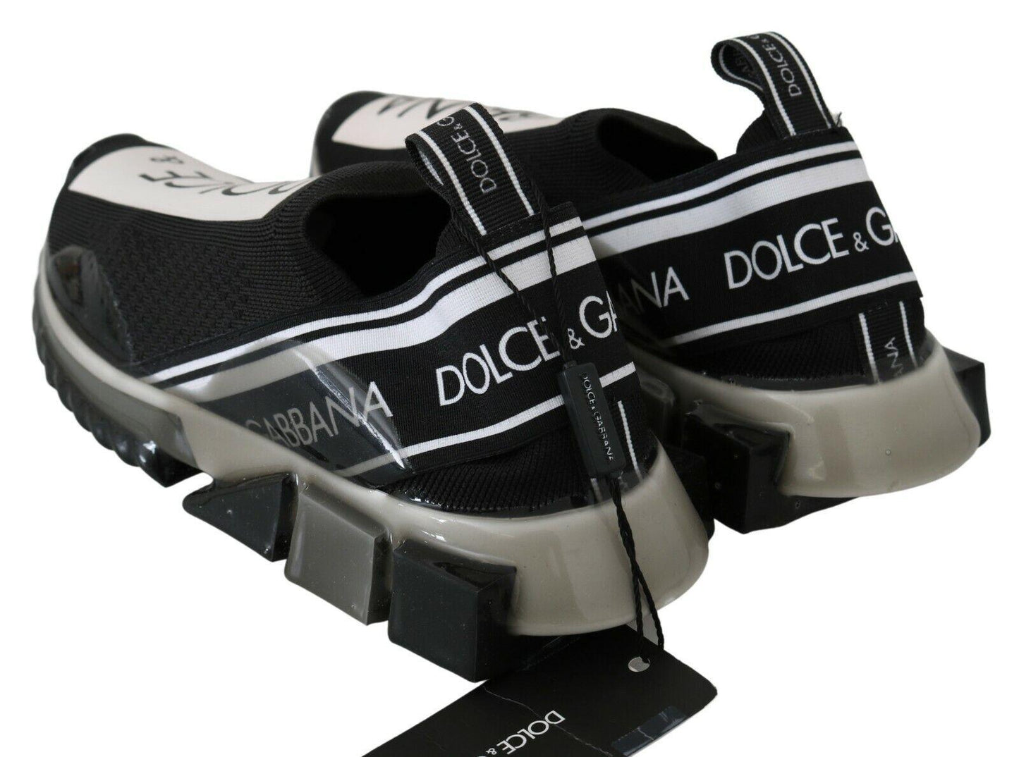 Dolce & Gabbana Dapper Black Casual Sport Sneakers - Arichezz.store