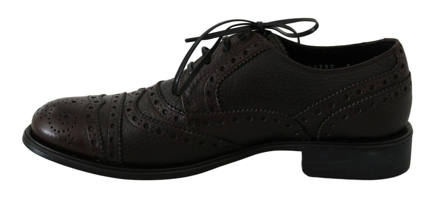 Dolce & Gabbana Elegant Wingtip Derby Dress Shoes - Arichezz.store