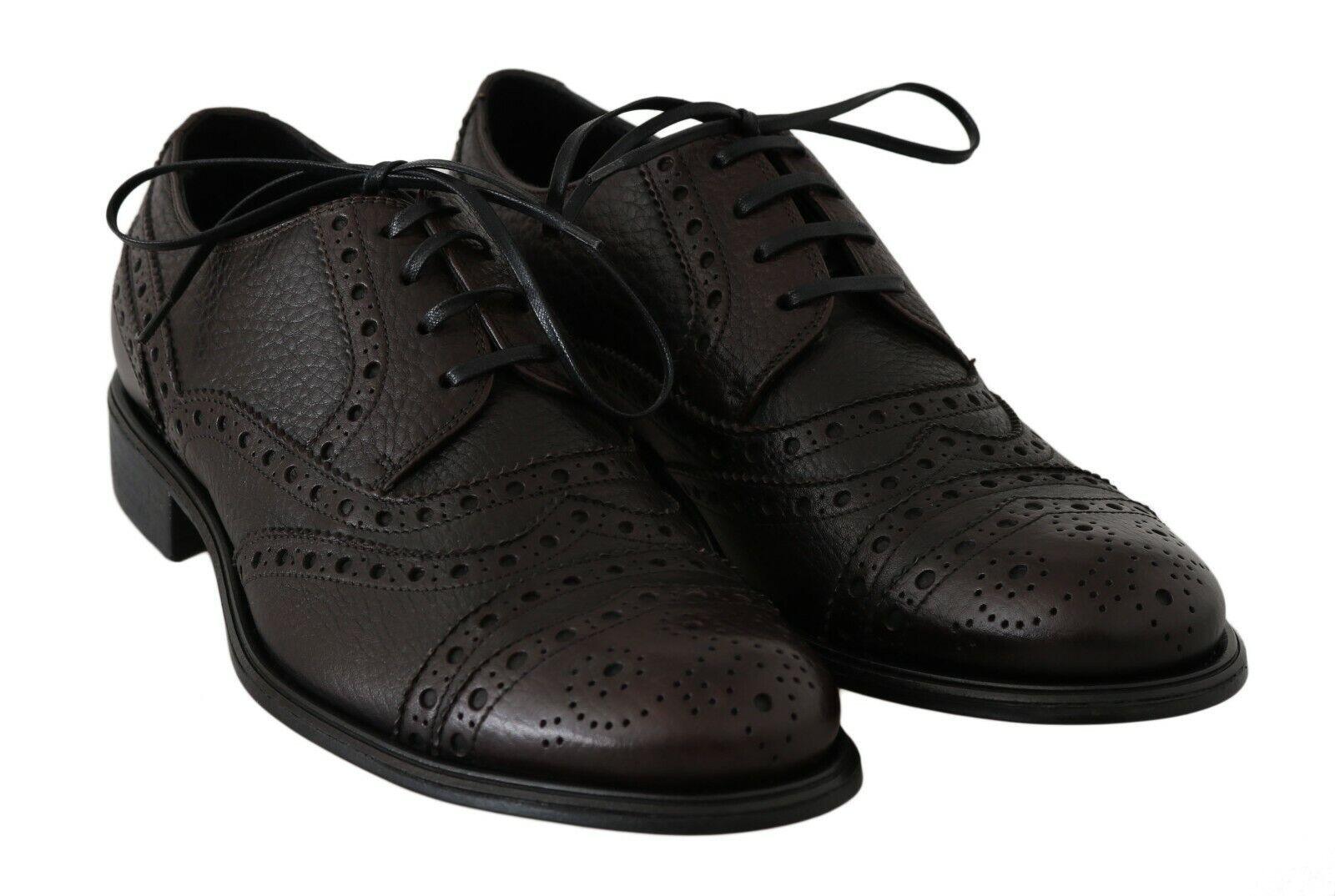 Dolce & Gabbana Elegant Wingtip Derby Dress Shoes - Arichezz.store