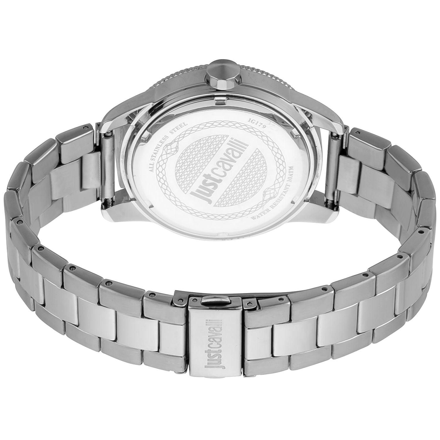 Just Cavalli Silver Men Watch - Arichezz.store