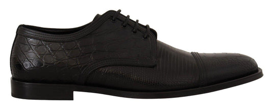 Dolce & Gabbana Exotic Leather Formal Lace-Up Shoes - Arichezz.store