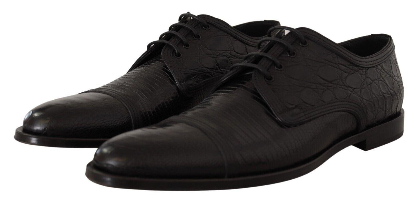 Dolce & Gabbana Exotic Leather Formal Lace-Up Shoes - Arichezz.store