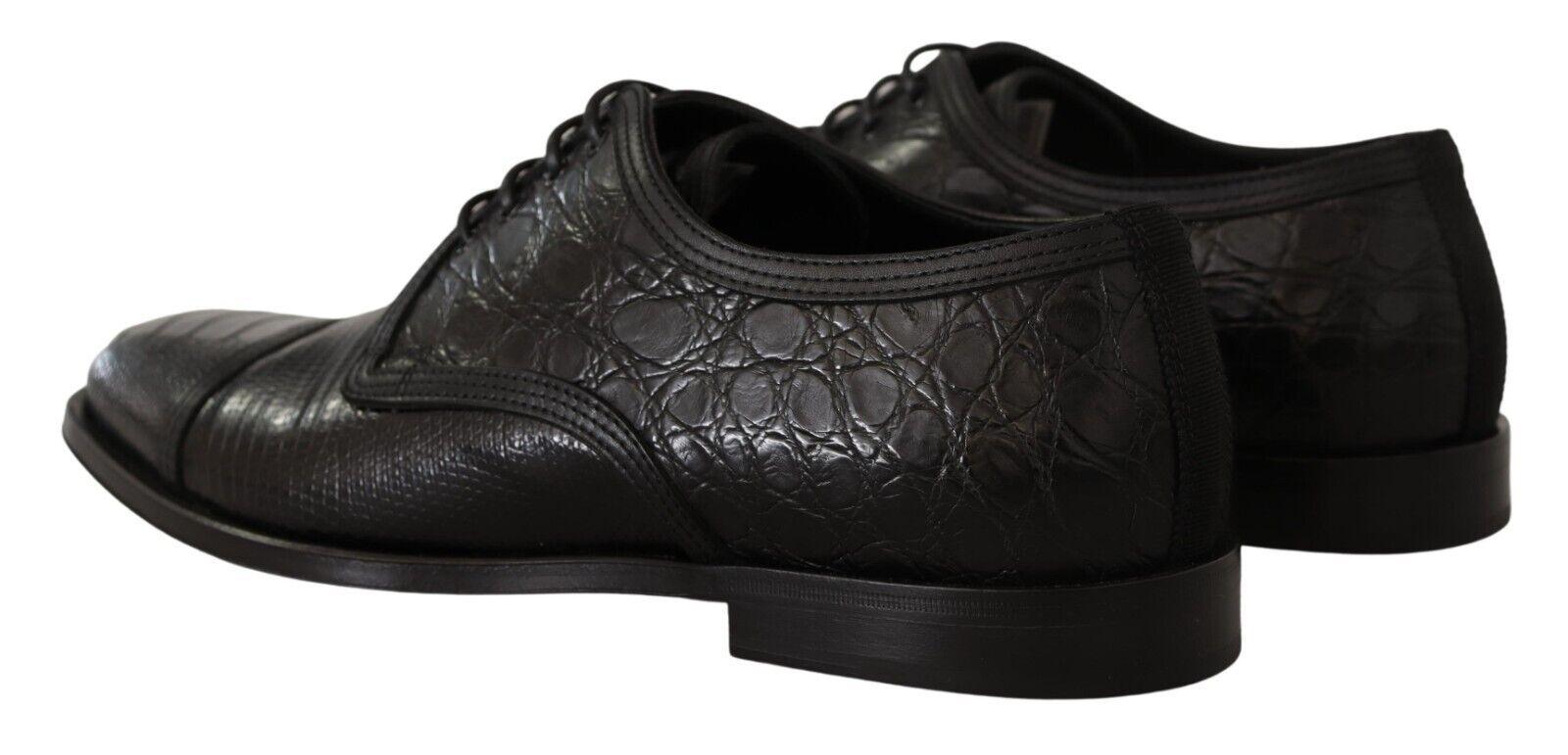 Dolce & Gabbana Exotic Leather Formal Lace-Up Shoes - Arichezz.store