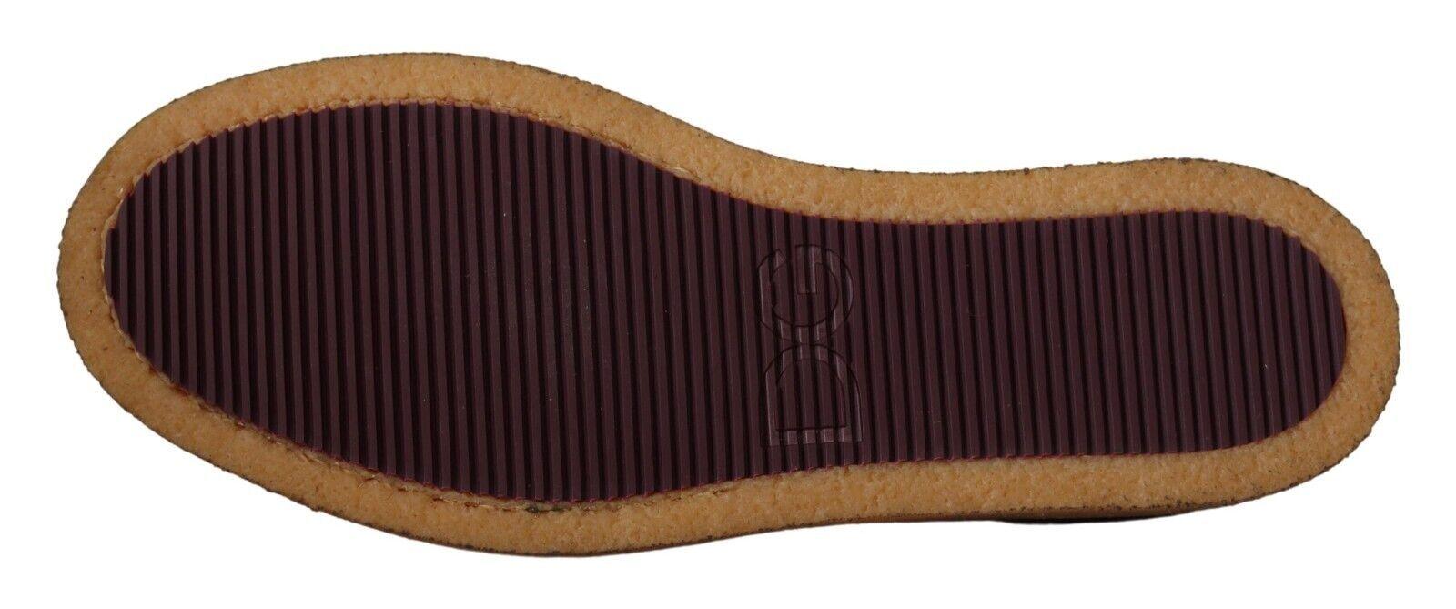 Dolce & Gabbana Elegant Suede Crocodile Loafers in Brown - Arichezz.store