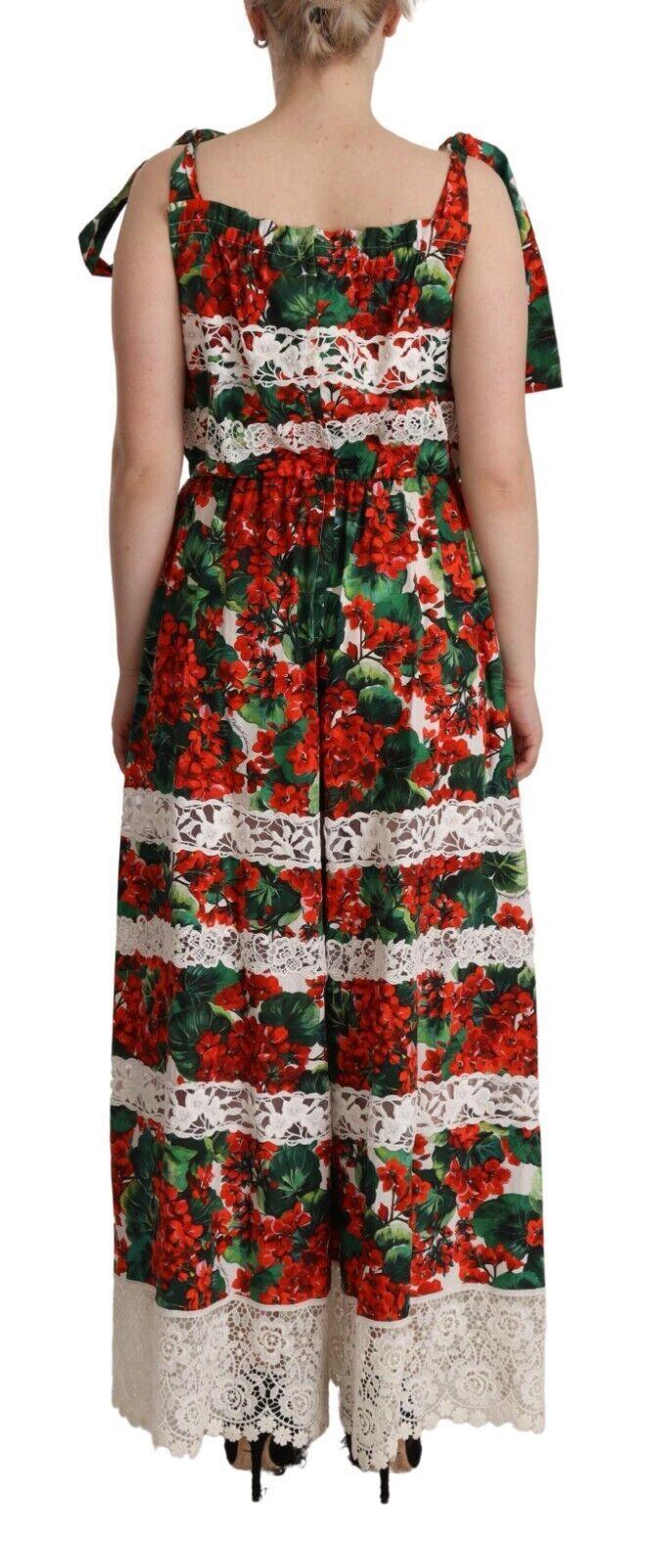 Dolce & Gabbana Multicolor Floral Maxi Dress - Arichezz.store