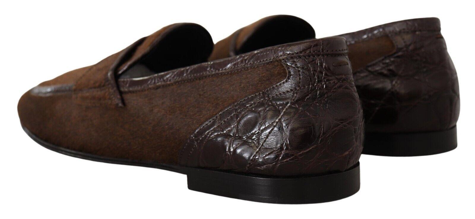 Dolce & Gabbana Exquisite Exotic Leather Loafers - Arichezz.store