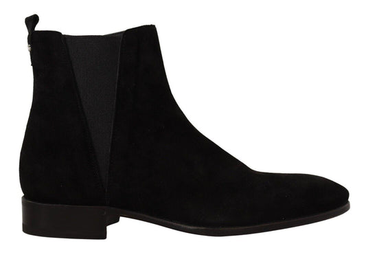 Dolce & Gabbana Elegant Suede Leather Chelsea Boots - Arichezz.store