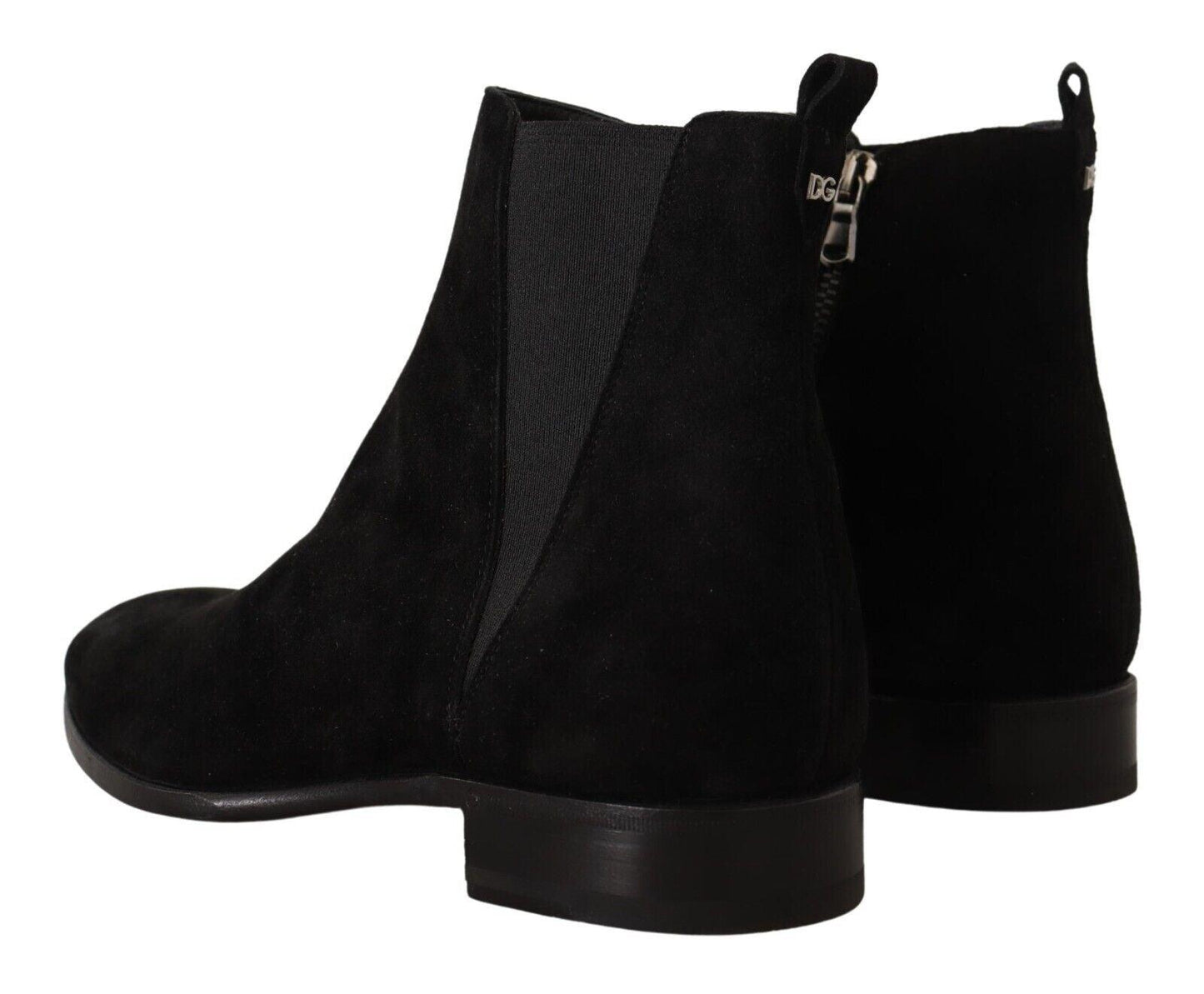 Dolce & Gabbana Elegant Suede Leather Chelsea Boots - Arichezz.store