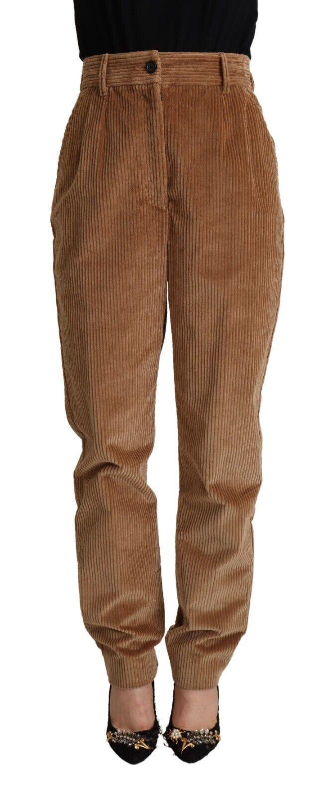 Dolce & Gabbana Chic High-Waisted Corduroy Skinny Pants - Arichezz.store