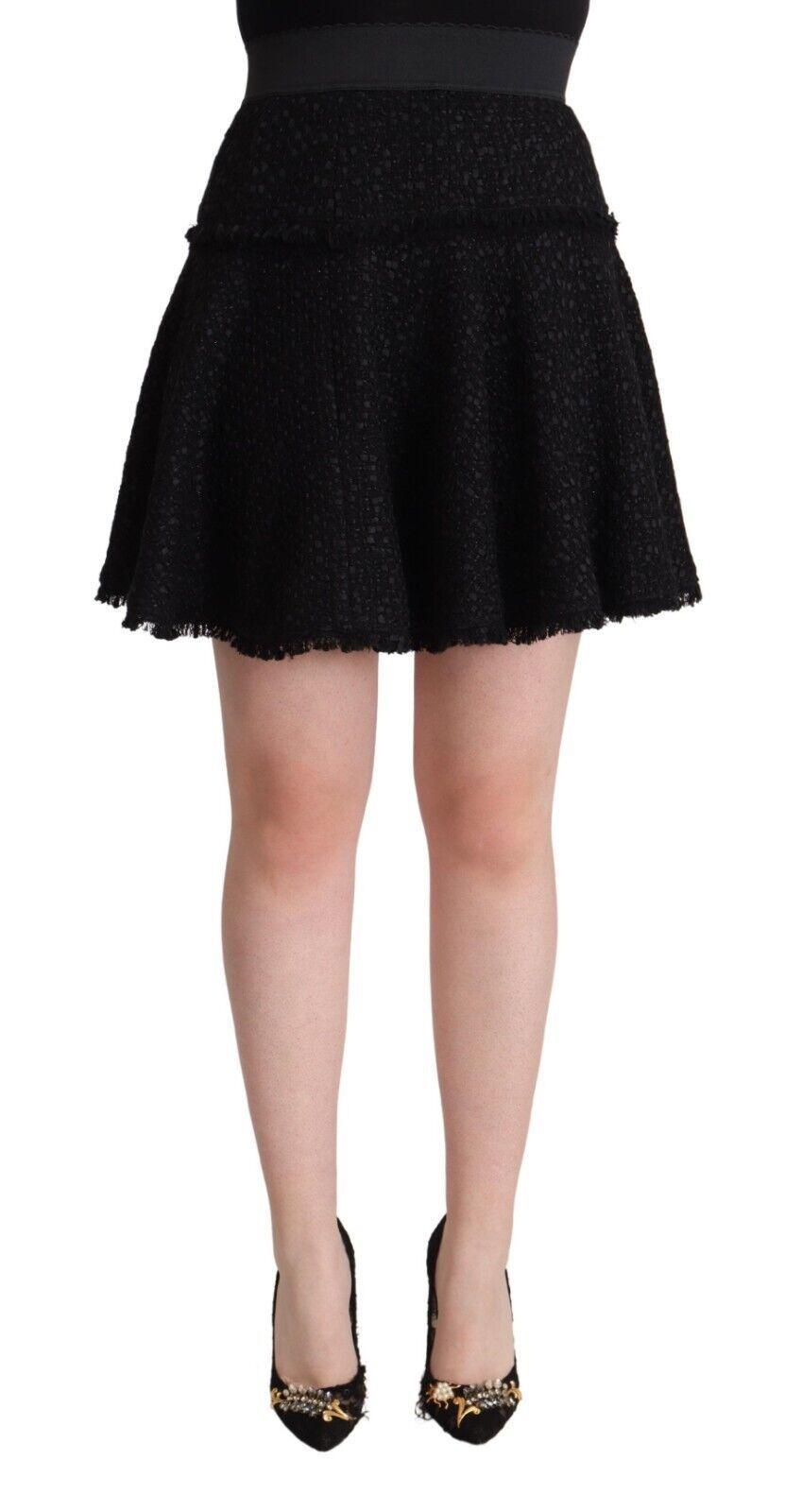 Dolce & Gabbana Elegant Knitted A-Line Mini Skirt - Arichezz.store