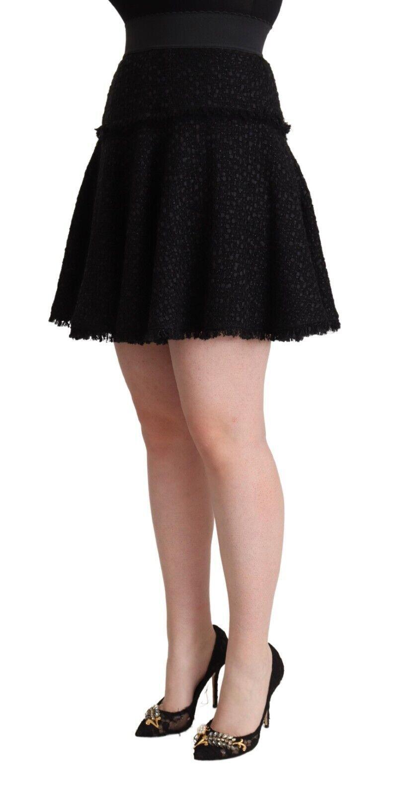 Dolce & Gabbana Elegant Knitted A-Line Mini Skirt - Arichezz.store