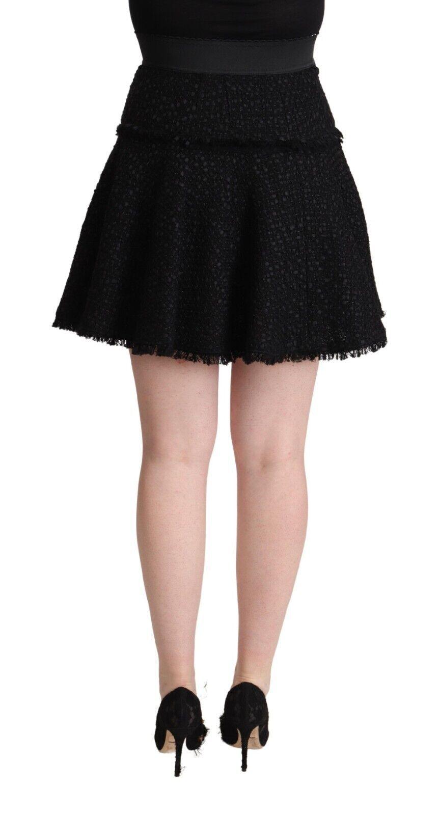 Dolce & Gabbana Elegant Knitted A-Line Mini Skirt - Arichezz.store