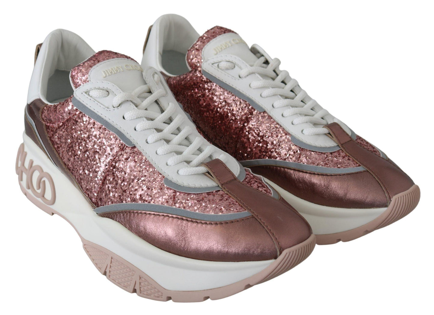 Jimmy Choo Candyfloss Glitter Sneaker Euphoria - Arichezz.store