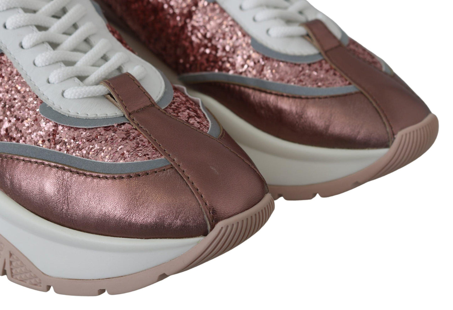 Jimmy Choo Candyfloss Glitter Sneaker Euphoria - Arichezz.store