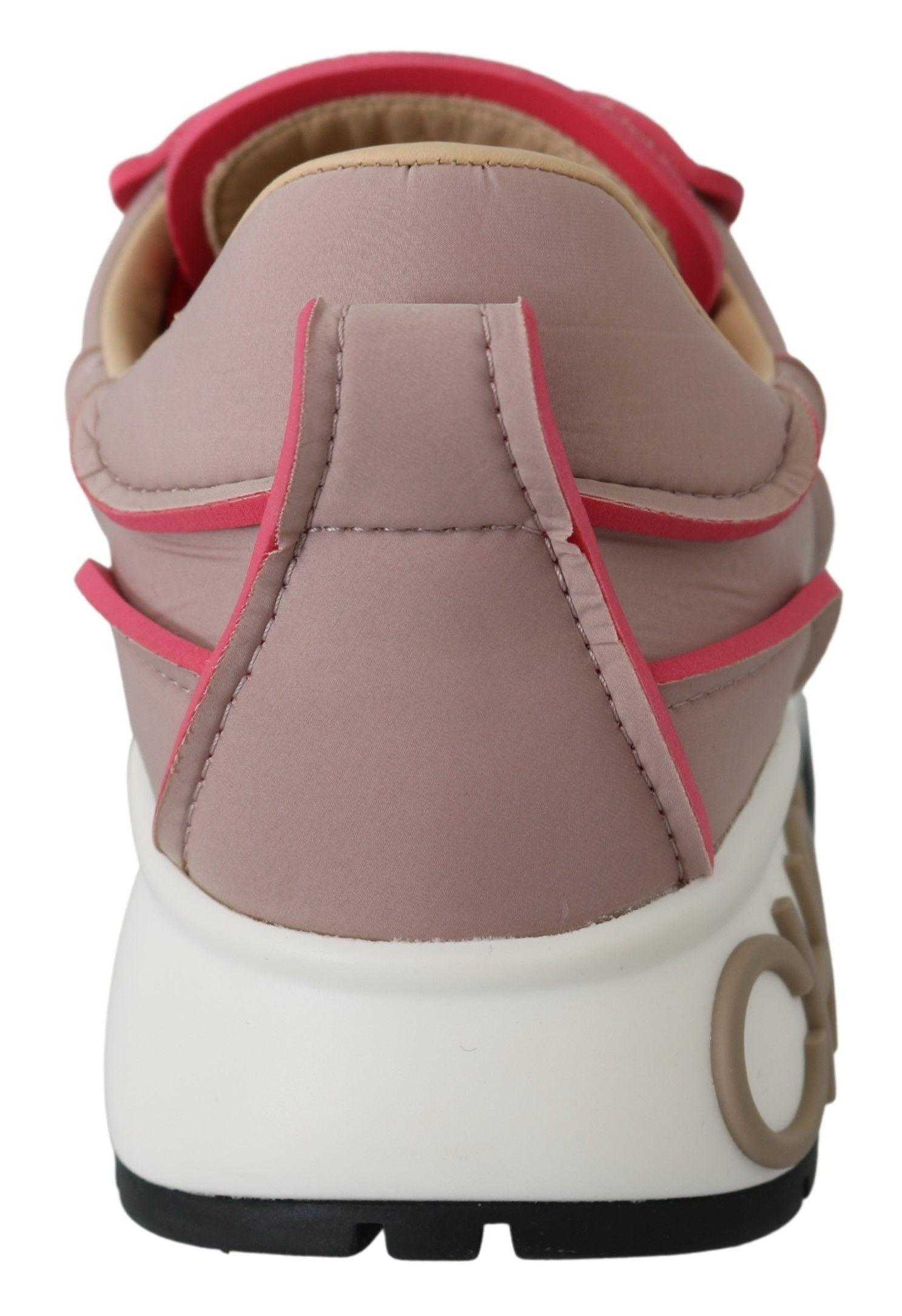 Jimmy Choo Ballet Pink Chic Padded Sneakers - Arichezz.store