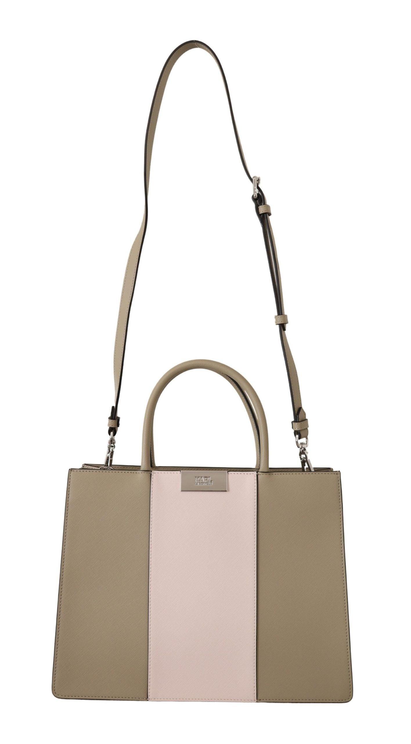 Karl Lagerfeld Elegant Sage Green Tote Shoulder Bag - Arichezz.store