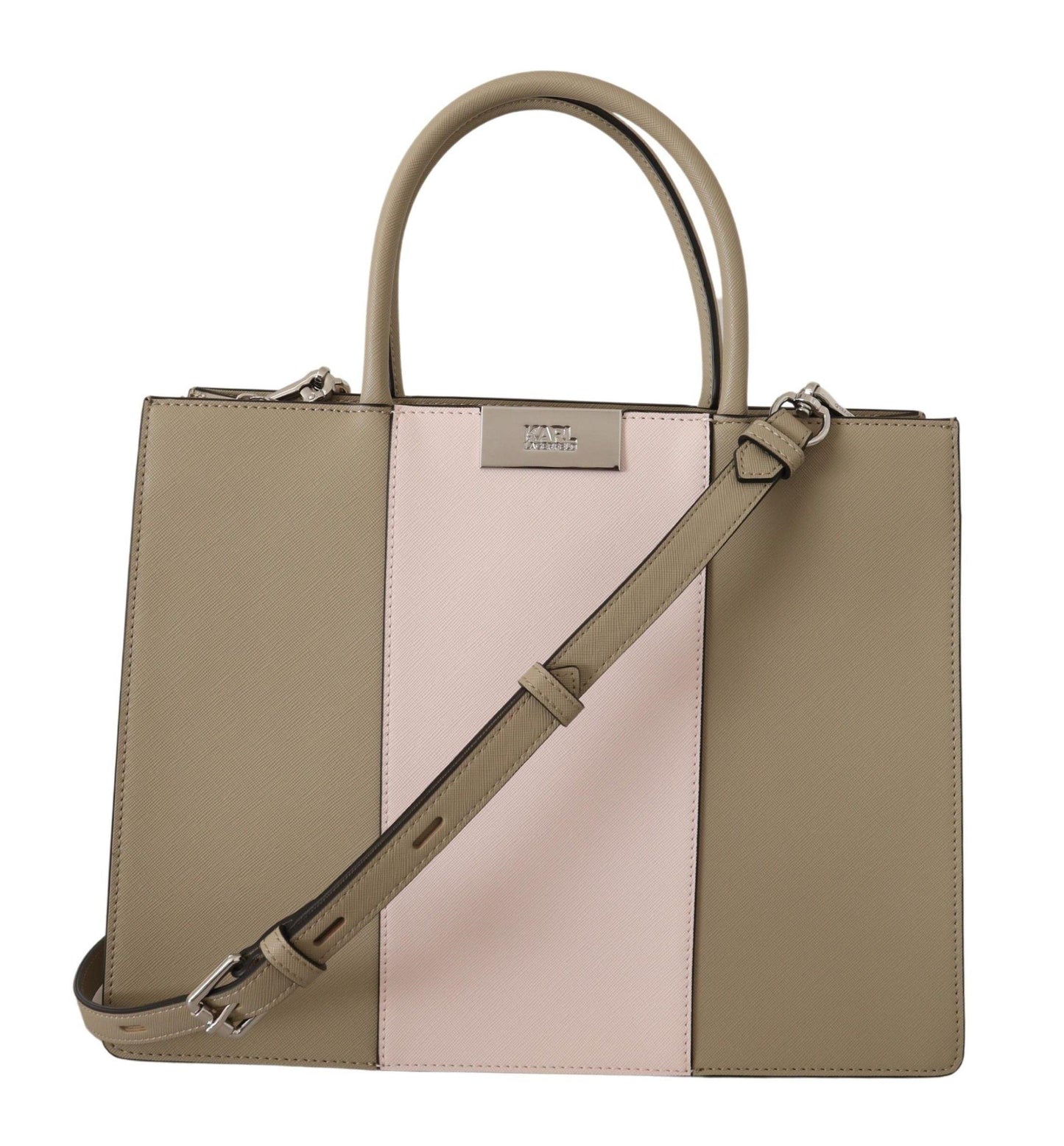 Karl Lagerfeld Elegant Sage Green Tote Shoulder Bag - Arichezz.store