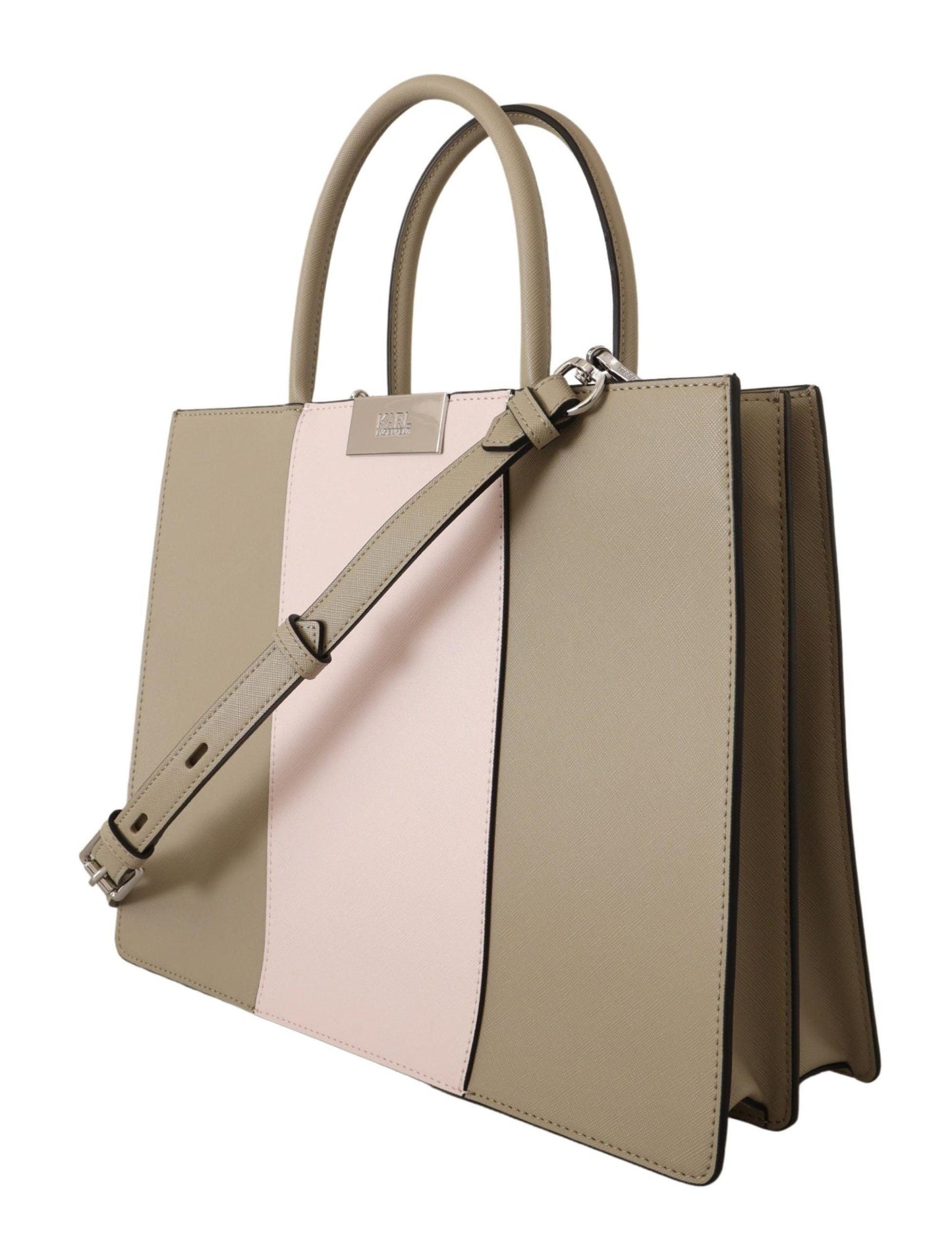 Karl Lagerfeld Elegant Sage Green Tote Shoulder Bag - Arichezz.store