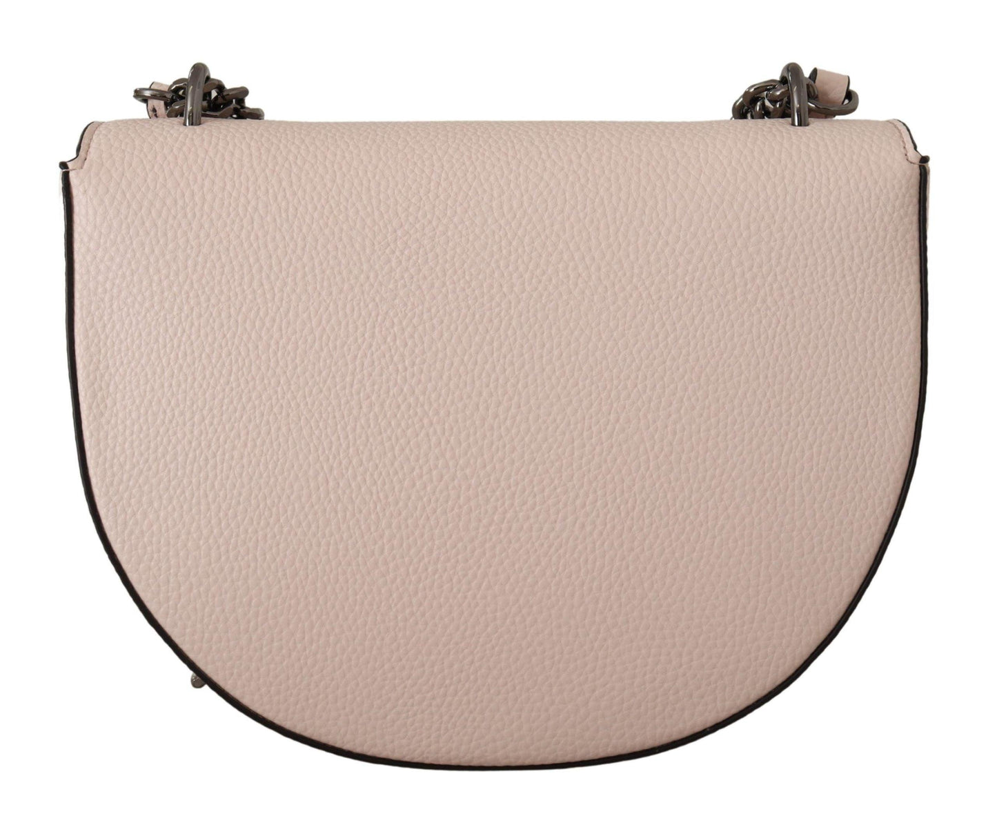 Karl Lagerfeld Elegant Mauve Light Pink Leather Shoulder Bag - Arichezz.store