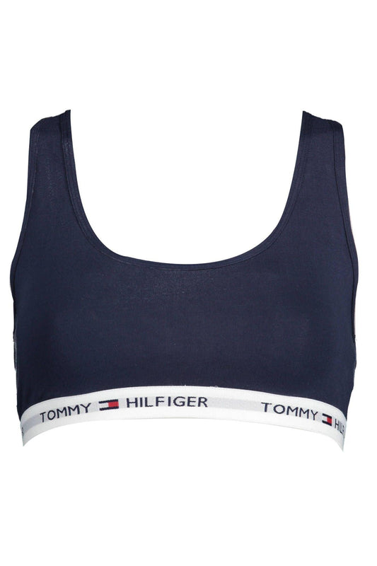 Tommy Hilfiger Blue Cotton Women Sports Bra - Arichezz.store