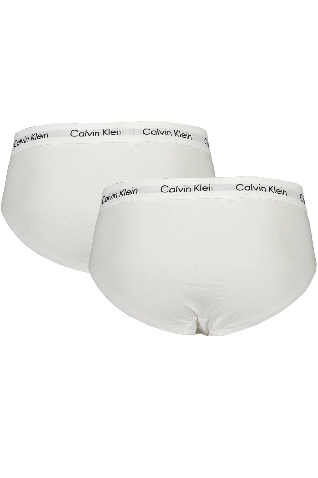 Calvin Klein White Cotton Men Brief - Arichezz.store