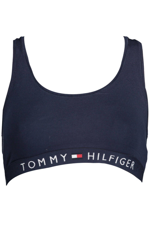 Tommy Hilfiger Blue Cotton Women Sports Bra - Arichezz.store