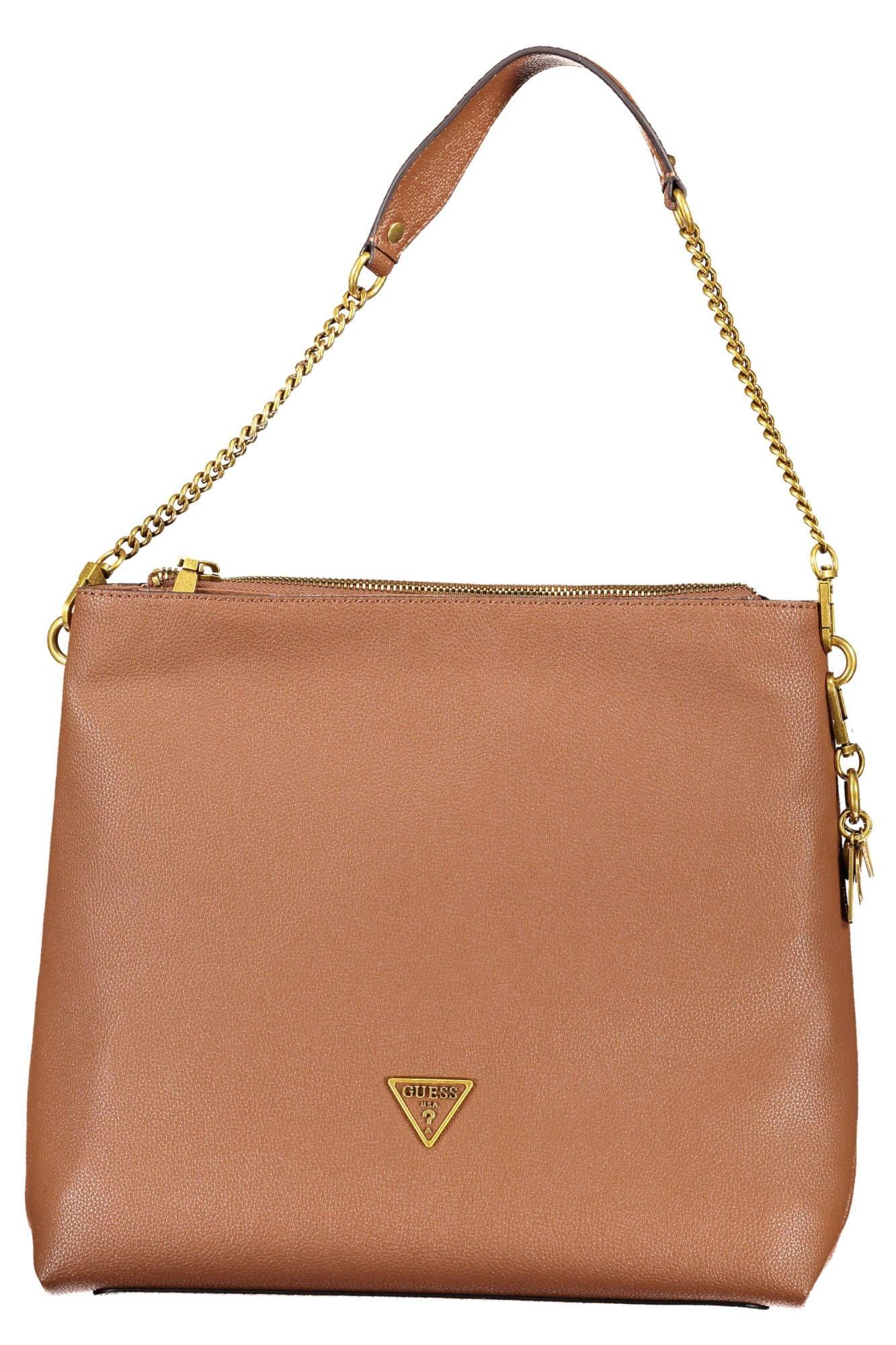 Guess Jeans Brown Polyethylene Women Handbag - Arichezz.store